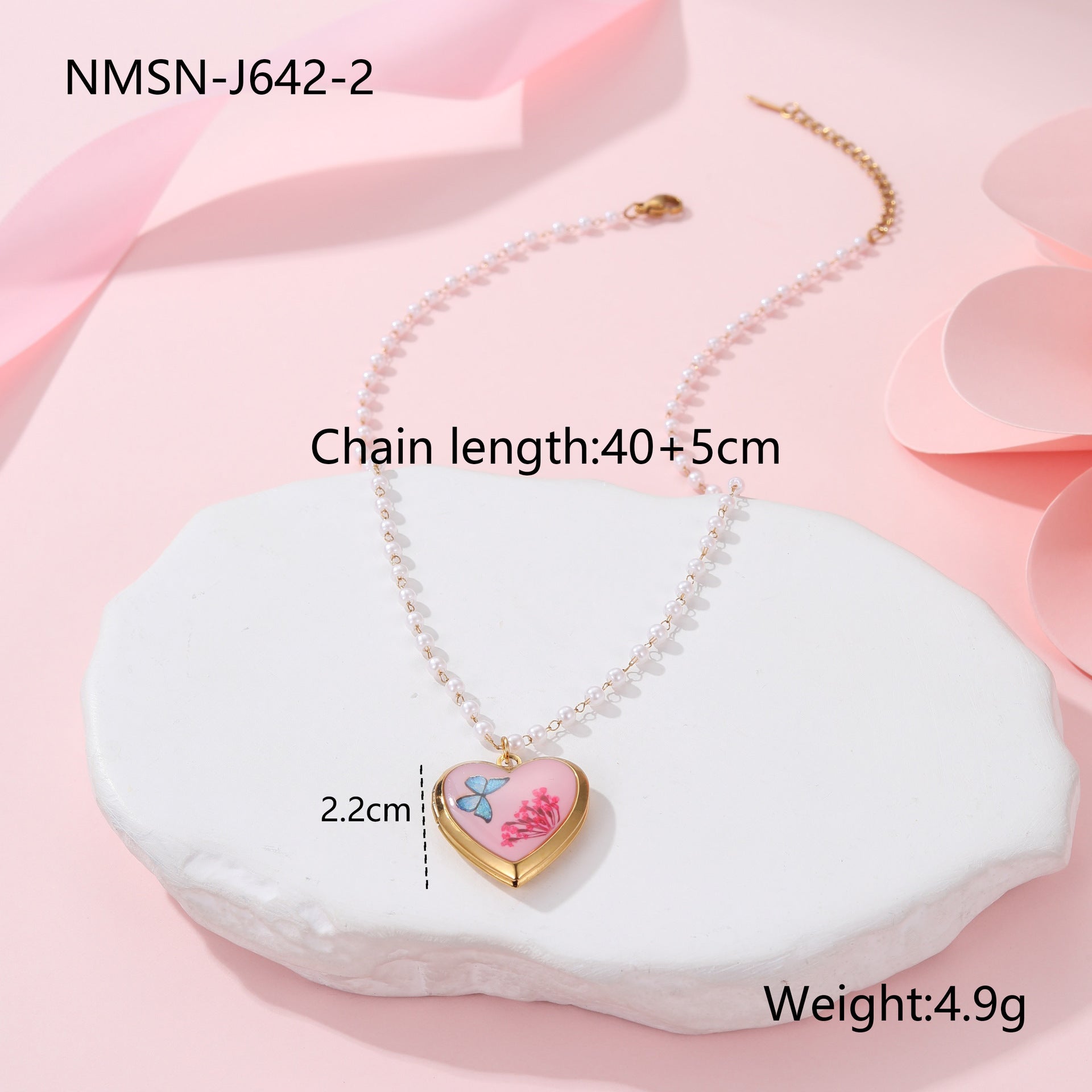 Ins Fashion Love Photo Box Stainless Steel Necklace
