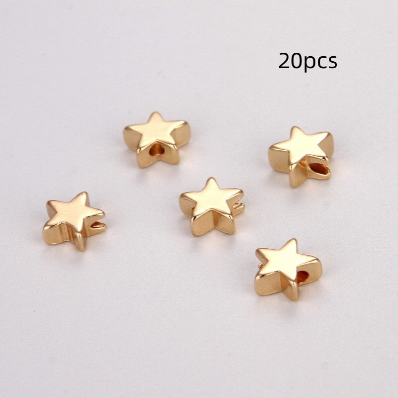 Five-pointed Star Scattered Beads Handmade Necklace Material