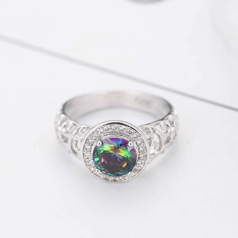 New Fashion Exquisite And Creative Multicolored Type Ring