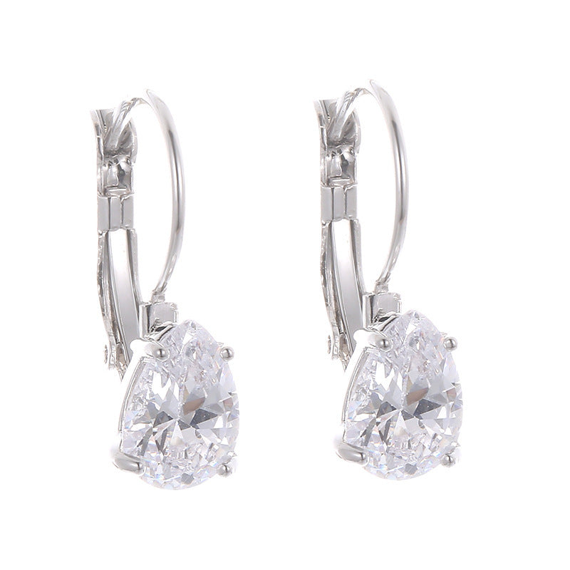 Simple Metal Fashion Earrings Cute Girly Temperamental Ornament