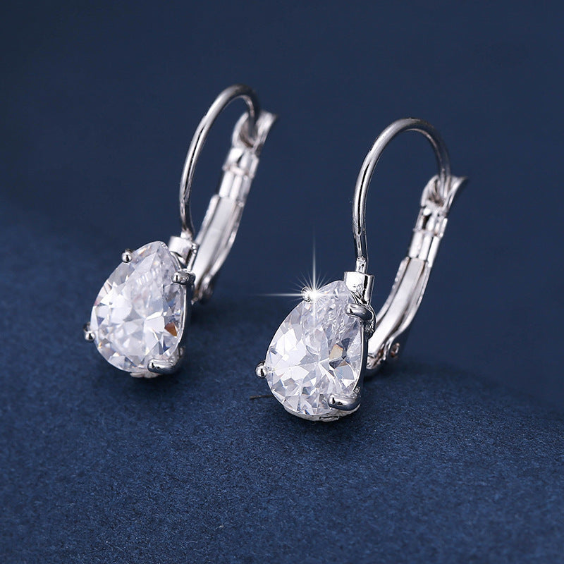 Simple Metal Fashion Earrings Cute Girly Temperamental Ornament