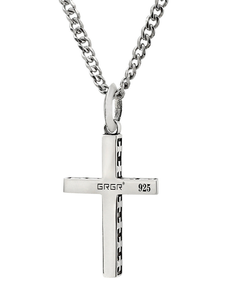 Hip Hop Versatile Silver Cross Necklace