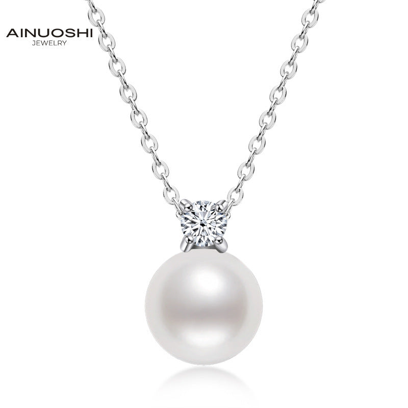 Versatile Double-layer Twin Natural Freshwater Pearl Necklace