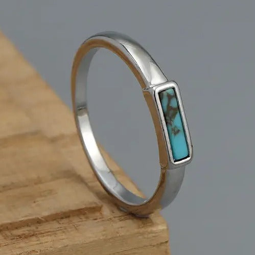 Personalized Retro Creative And Elegant Women's Geometric Line Ring