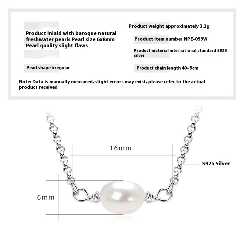 Versatile Double-layer Twin Natural Freshwater Pearl Necklace