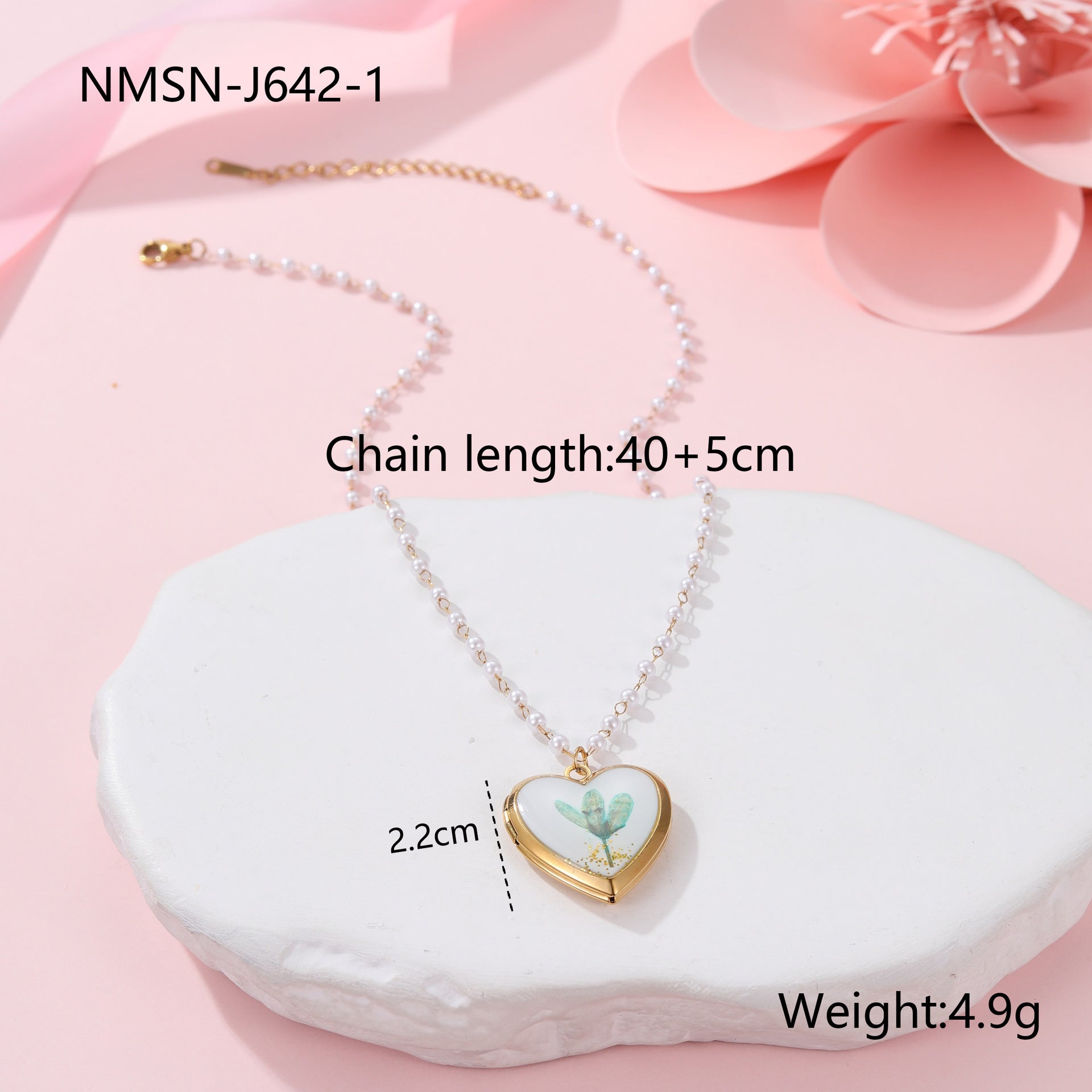 Ins Fashion Love Photo Box Stainless Steel Necklace