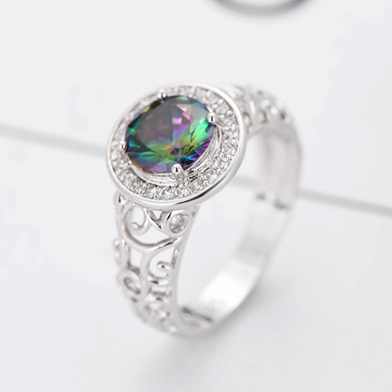 New Fashion Exquisite And Creative Multicolored Type Ring