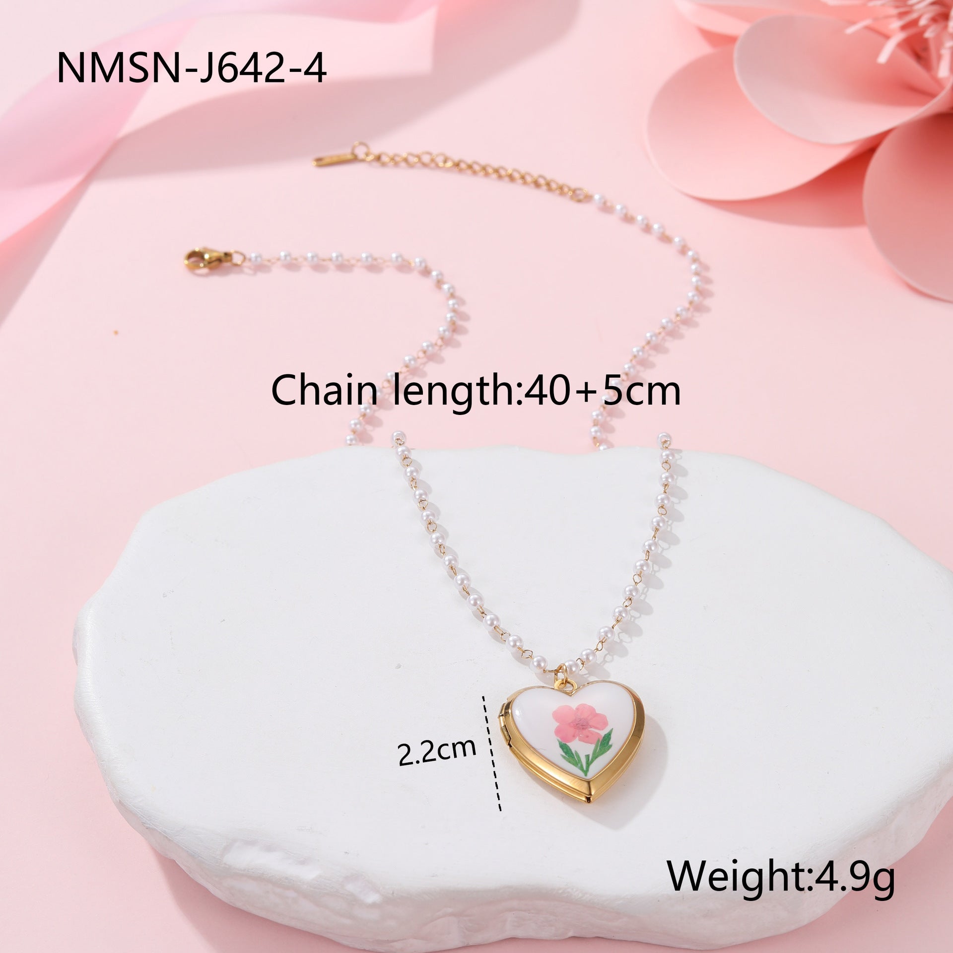 Ins Fashion Love Photo Box Stainless Steel Necklace